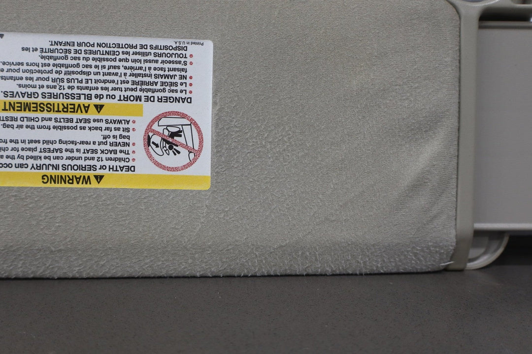 2003 - 2007 Hummer H2 - Single (1) Passenger Right Sun Visor - 15938027