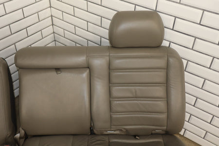 2003-2007 Hummer H2 SUV Leather Seats Set 1st & 2nd Row Wheat
