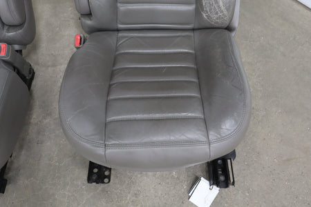 2003-2007 Hummer H2 SUV Leather Seats Set 1st & 2nd Row Wheat