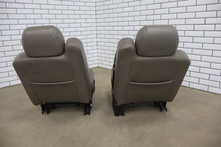 2003-2007 Hummer H2 SUV Leather Seats Set 1st & 2nd Row Wheat