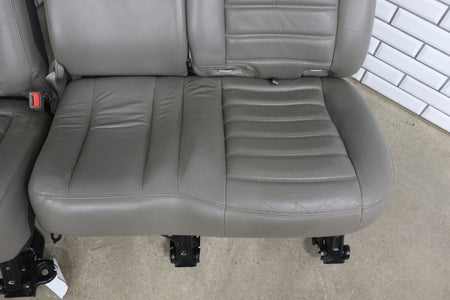 2003-2007 Hummer H2 SUV Leather Seats Set 1st & 2nd Row Wheat