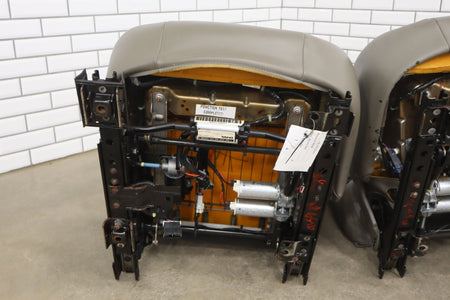 2003-2007 Hummer H2 SUV Leather Seats Set 1st & 2nd Row Wheat