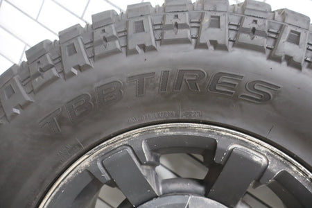 2003-2009 Hummer H2 17x8.5" OEM Wheel &amp; Tire Set- Poorly Painted 35x12.50-17 x4