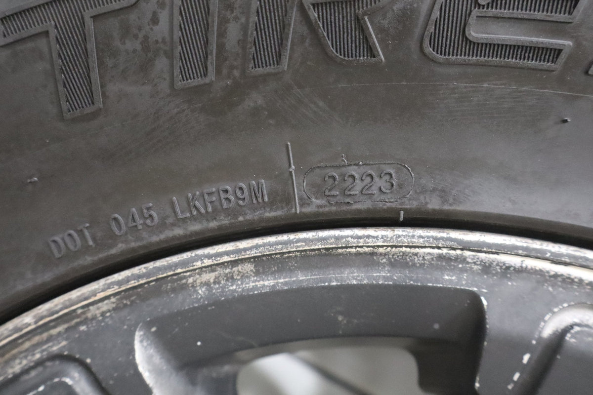 2003-2009 Hummer H2 17x8.5" OEM Wheel &amp; Tire Set- Poorly Painted 35x12.50-17 x4