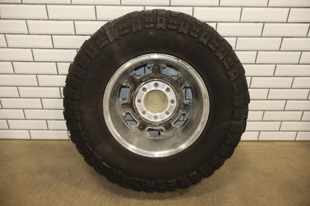 2003-2009 Hummer H2 17x8.5" OEM Wheel &amp; Tire Set- Poorly Painted 35x12.50-17 x4