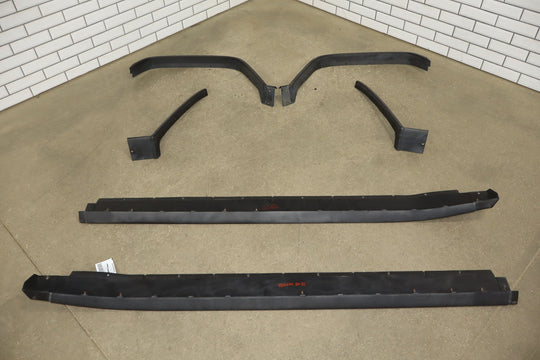 2003 - 2009 Hummer H2 6 - Piece Exterior Molding Kit (Black Textured Plastic)