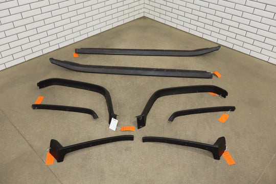 2003 - 2009 Hummer H2 8 - Piece Exterior Molding Kit (Black Textured Plastic)