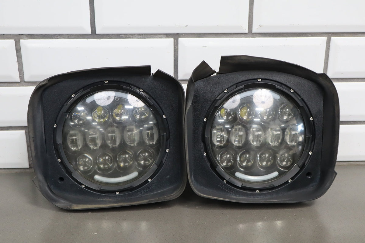 2003-2009 Hummer H2 Aftermarket LED Headlamp Set