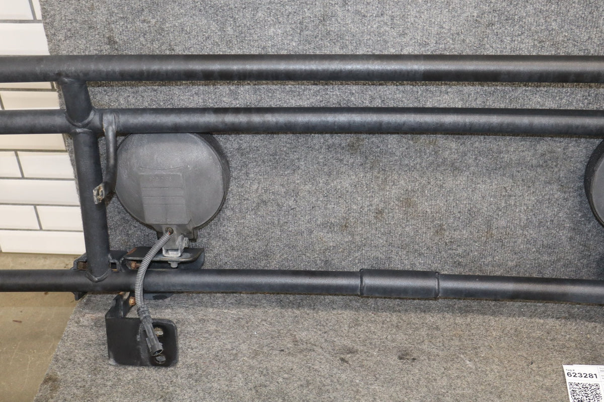 2003-2009 Hummer H2 Black Brush Guard Double Hoop OEM