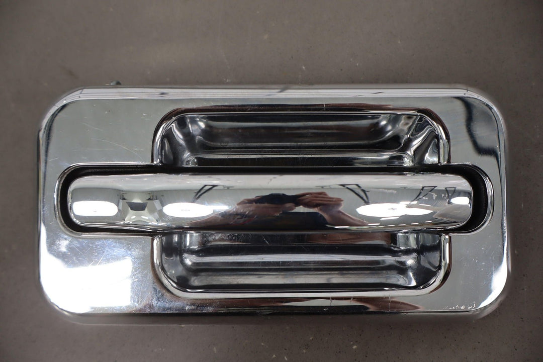 2003 - 2009 Hummer H2 Exterior Door Handles Set Of 4 (Black/Aftermarket Chrome)