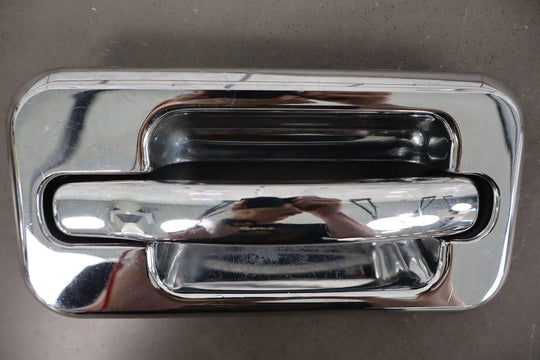 2003 - 2009 Hummer H2 Exterior Door Handles Set Of 4 (Black/Aftermarket Chrome)