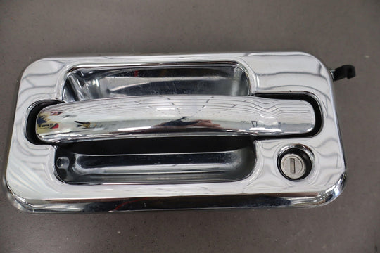 2003 - 2009 Hummer H2 Exterior Door Handles Set Of 4 (Black/Aftermarket Chrome)