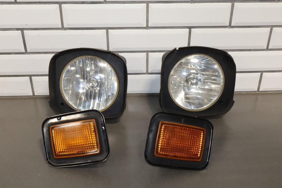2003-2009 Hummer H2 Headlamp Set W/ Amber Marker Lamp 20821229