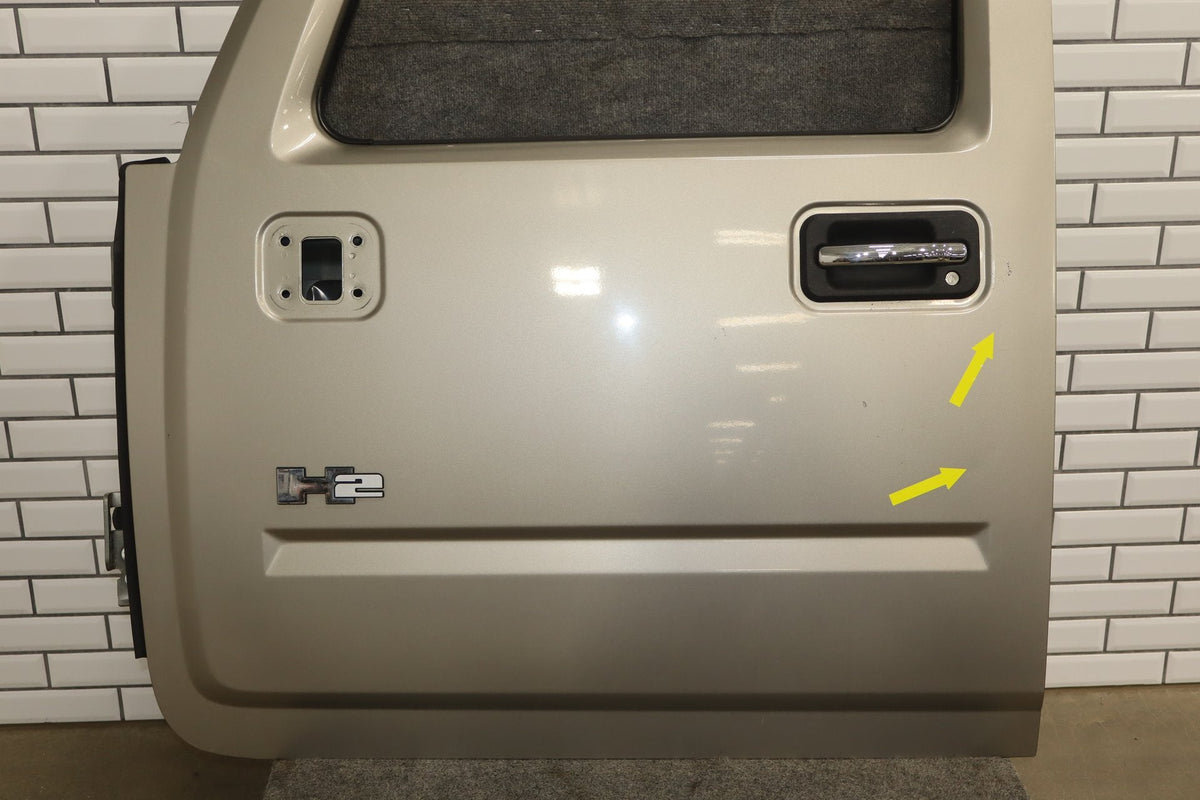 2003-2009 Hummer H2 Left Front Door Pewter 11