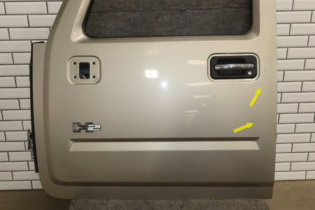 2003-2009 Hummer H2 Left Front Door Pewter 11