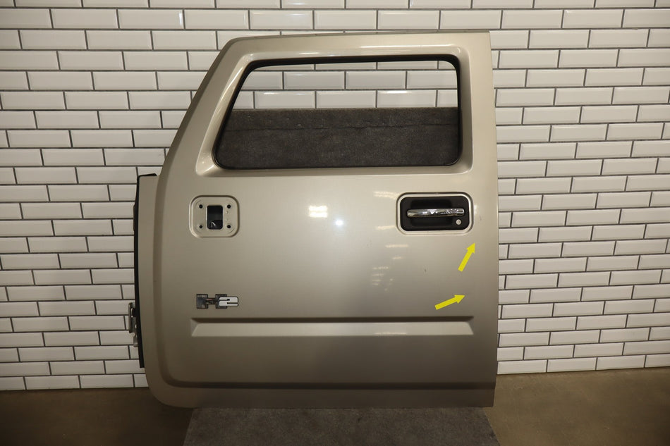2003-2009 Hummer H2 Left Front Door Pewter 11