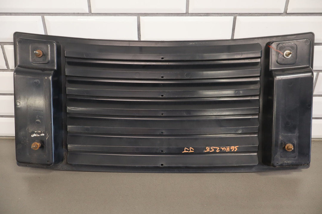 2003 - 2009 Hummer H2 OEM Black Upper Hood Grille W/Chrome Handles *1 Crack*