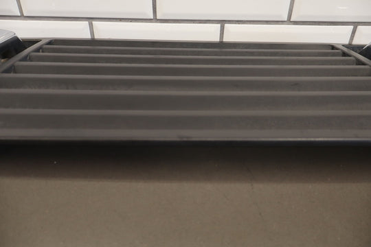 2003 - 2009 Hummer H2 OEM Black Upper Hood Grille W/Chrome Handles *1 Crack*