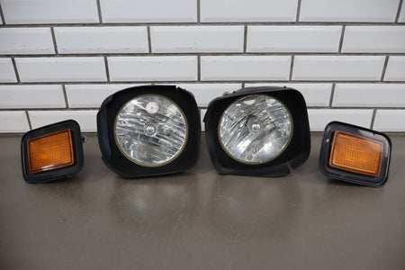 2003-2009 Hummer H2 OEM Headlamps W/ Amber Marker Lamps