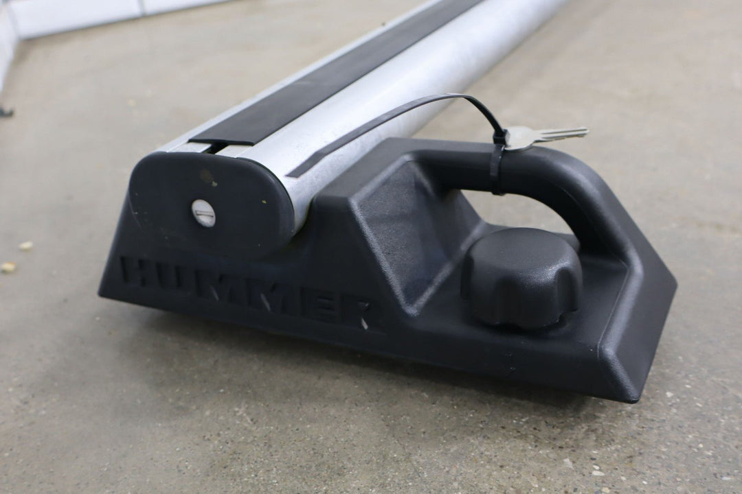2003 - 2009 Hummer H2 OEM Pair of 2 Roof Rack Luggage Cross Bars W/Key E005
