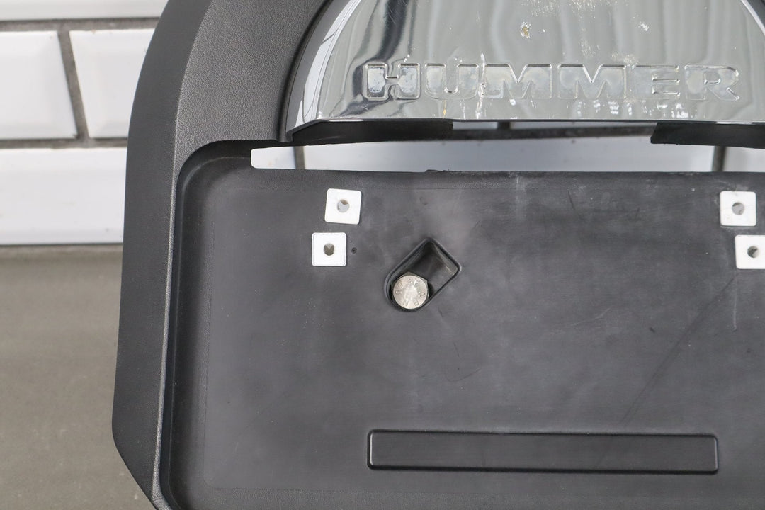 2003 - 2009 Hummer H2 Spare Tire Mounted License Plate Filler OEM
