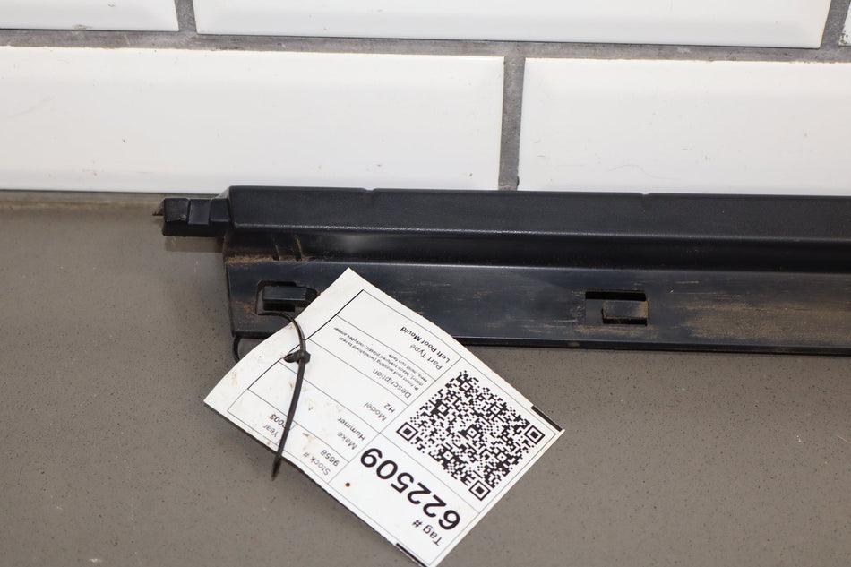 2003-2009 Hummer H2 SUV Driver Left Front Roof Molding {Part Number}