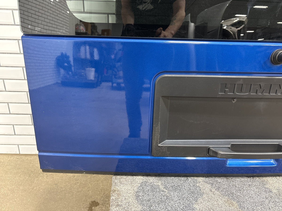 2003-2009 Hummer H2 SUV Hatch Decklid Pacific Blue 91