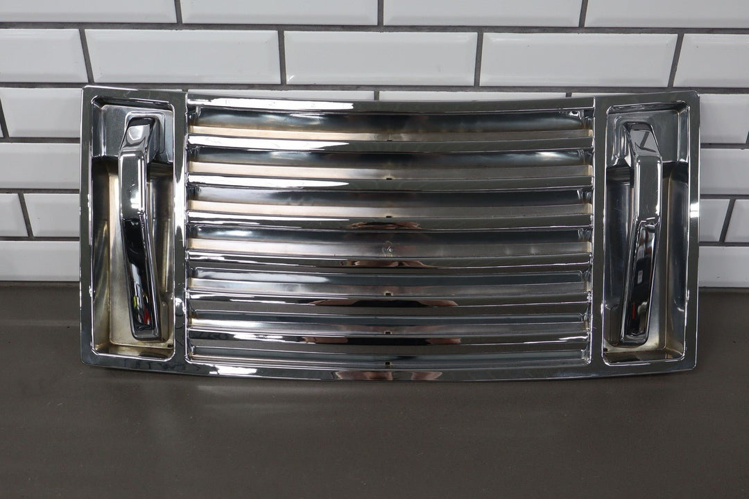 2003 - 2009 Hummer H2 Upper Chrome Hood Grille W/Handles