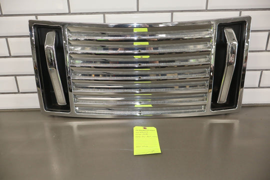 2003 - 2009 Hummer H2 Upper Hood Grille W/ Chrome Handles