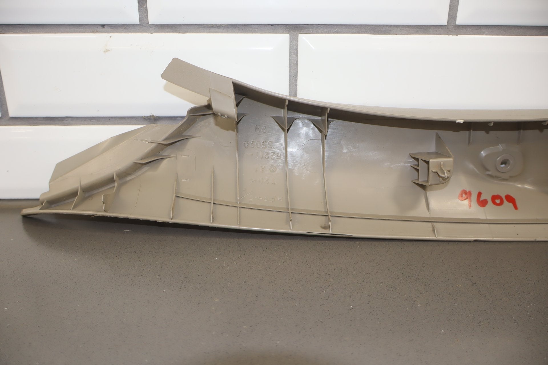 2003-2009 Toyota 4Runner Pair A Pillar Trim Taupe 42