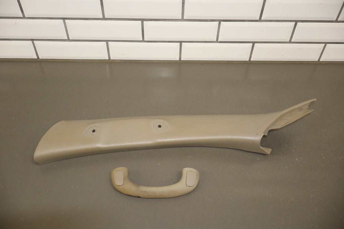 2003-2009 Toyota 4Runner Pair A Pillar Trim Taupe 42