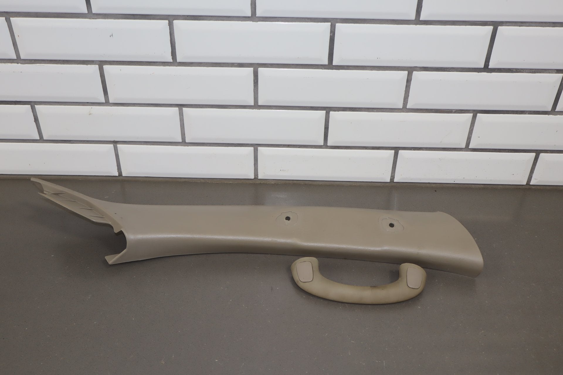 2003-2009 Toyota 4Runner Pair A Pillar Trim Taupe 42
