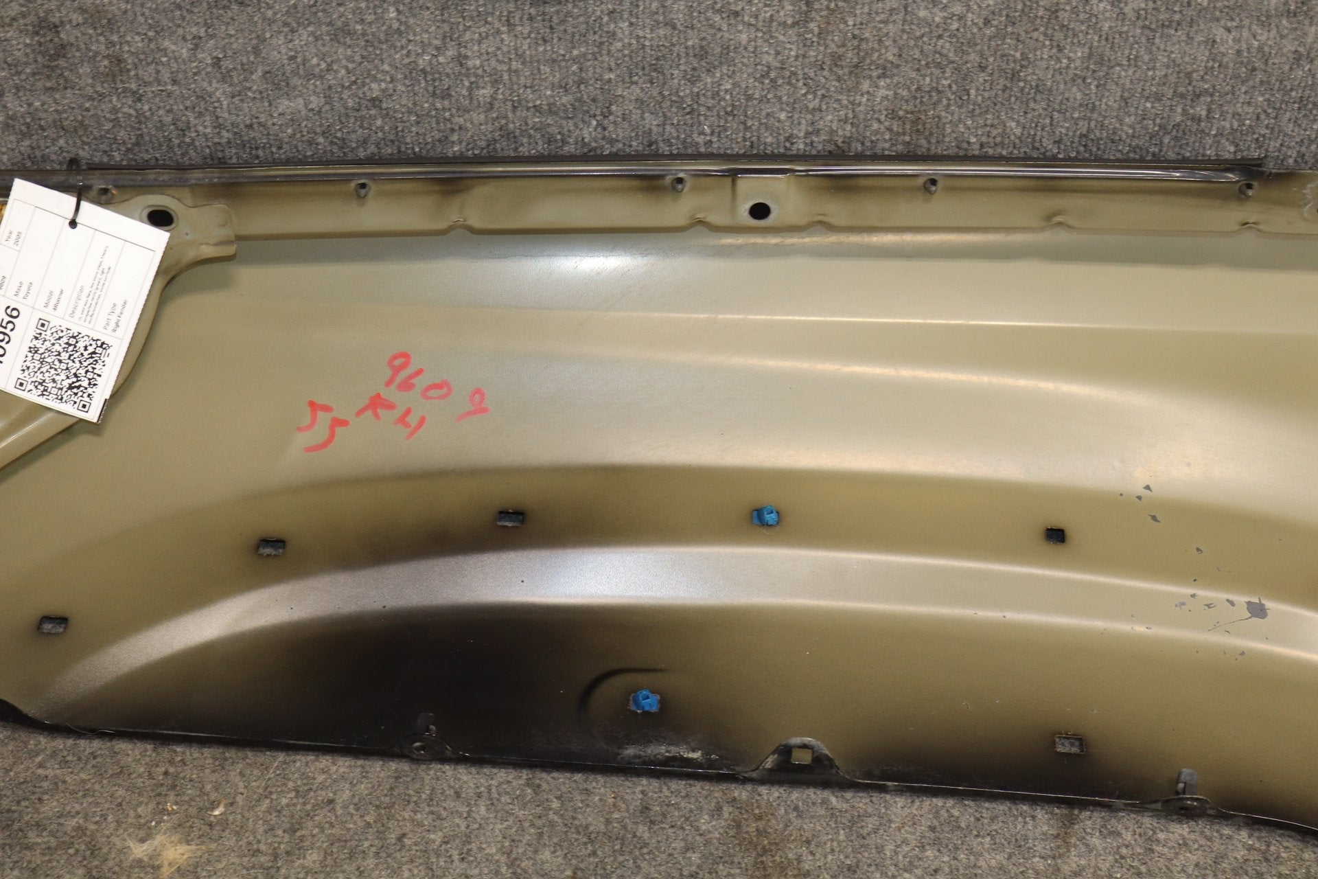 2003-2009 Toyota 4Runner Right Fender SR5 Black 202