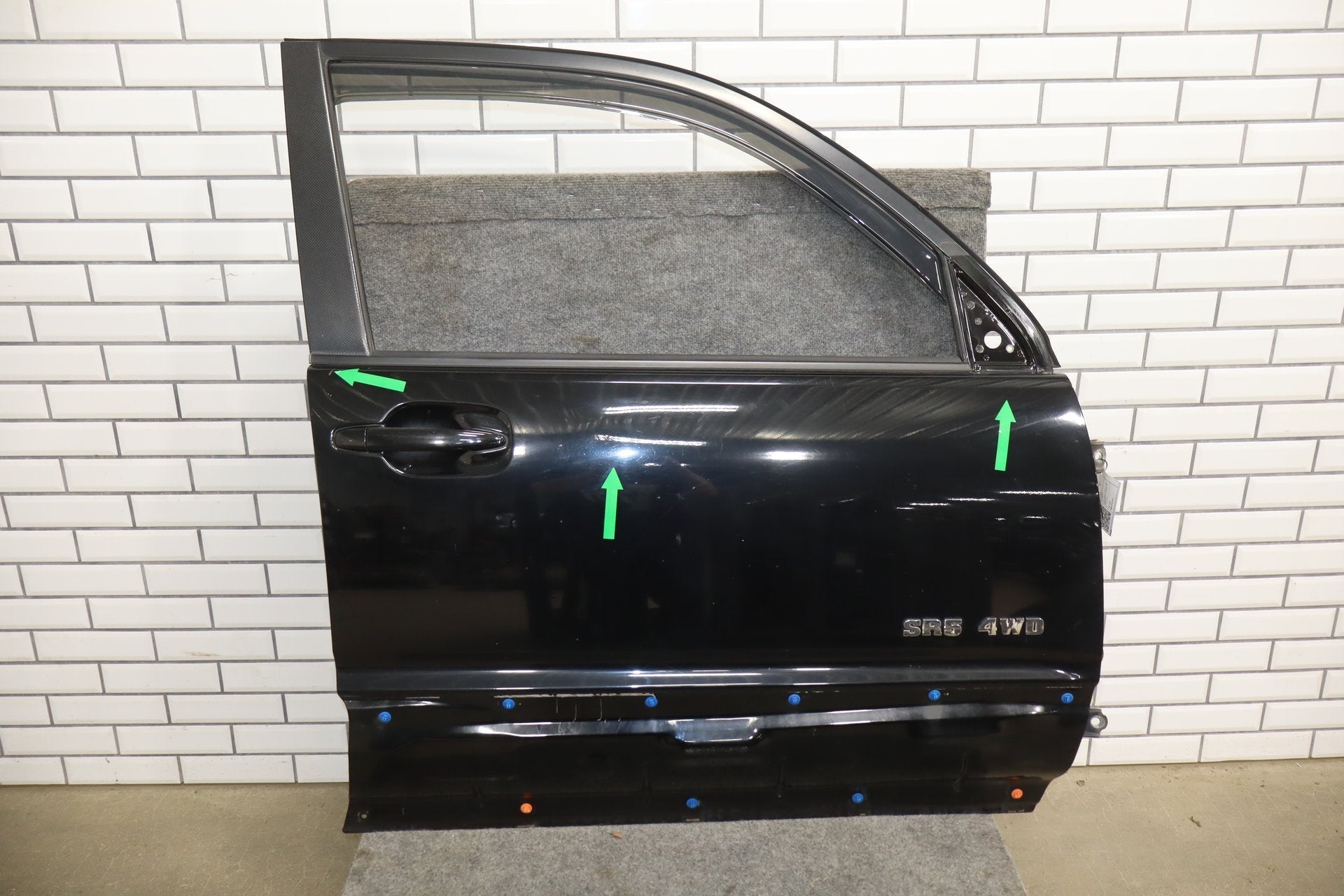 2003-2009 Toyota 4Runner Right Front Door Black 202