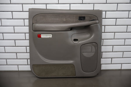 2003 Chevrolet Silverado 2500 Crew Cab Left Rear Door Panel Medium Gray 922