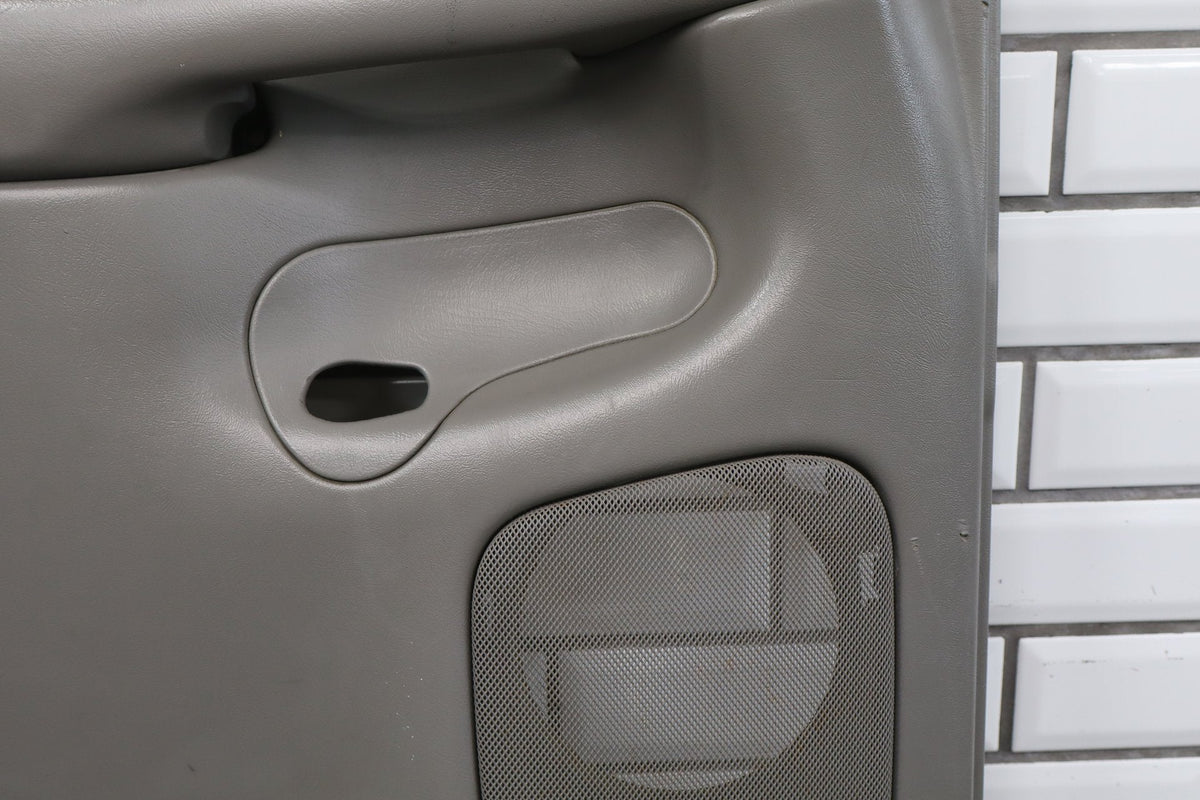 2003 Chevrolet Silverado 2500 Crew Cab Left Rear Door Panel Medium Gray 922