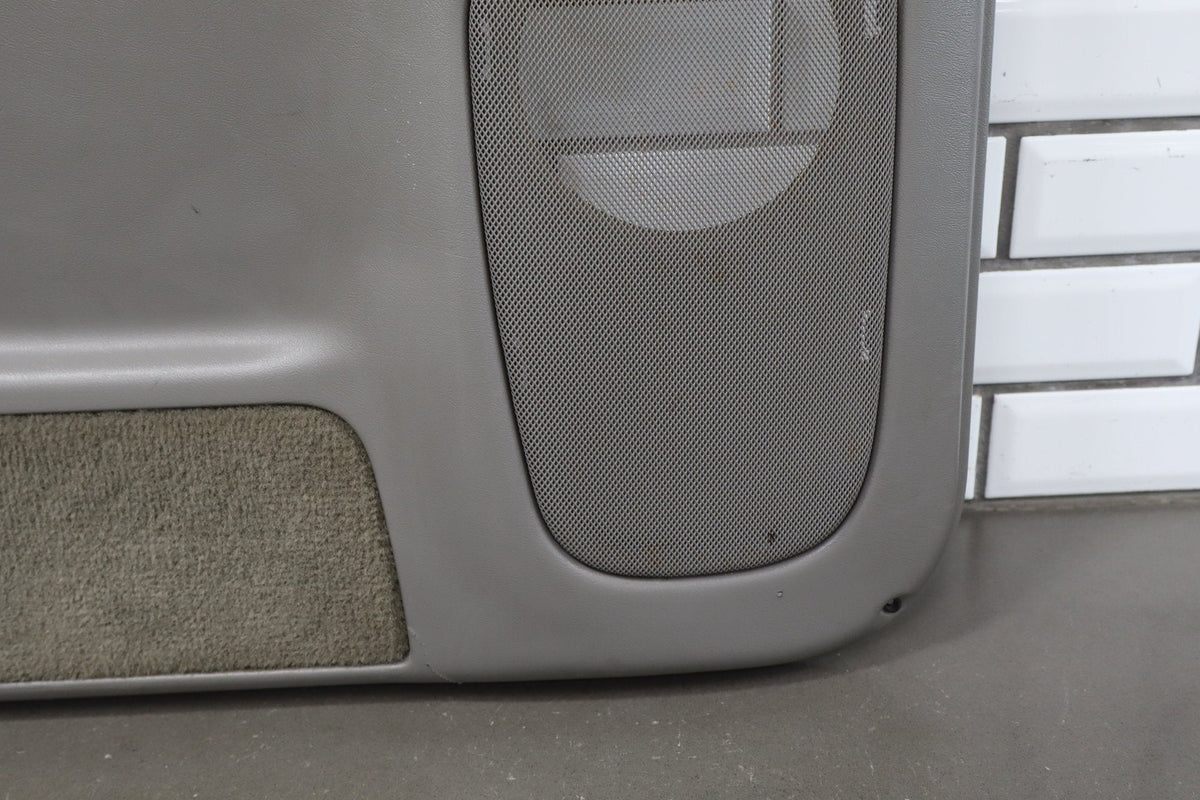 2003 Chevrolet Silverado 2500 Crew Cab Left Rear Door Panel Medium Gray 922