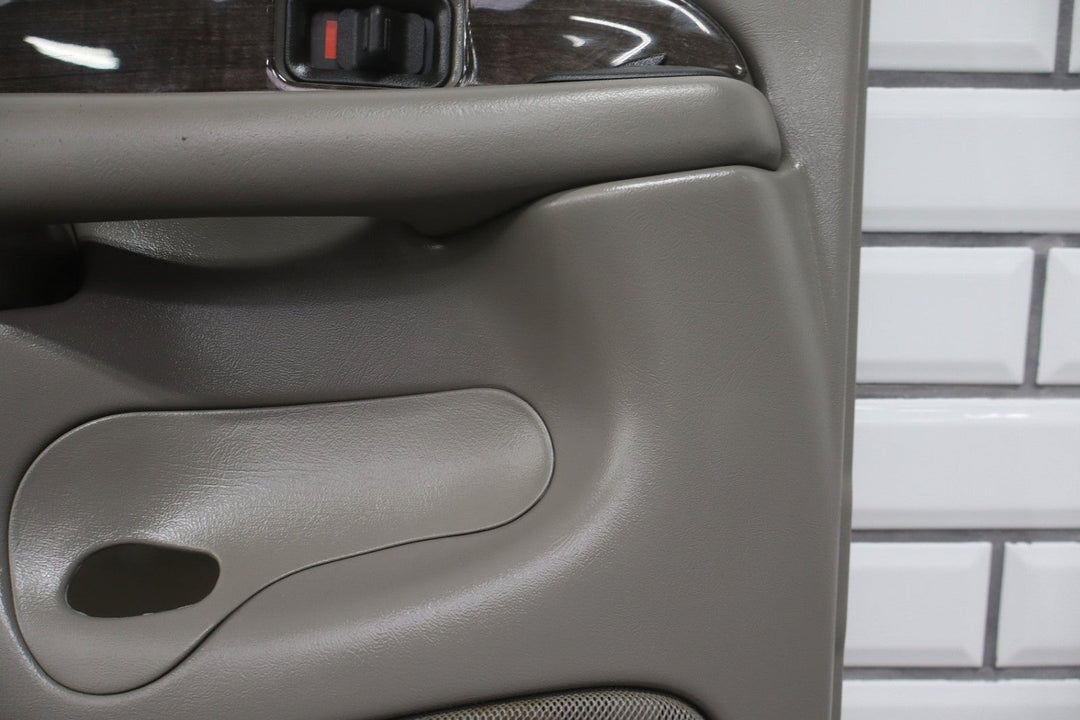 2003 GMC Yukon Denali Left Rear Door Panel Stone Gray 922