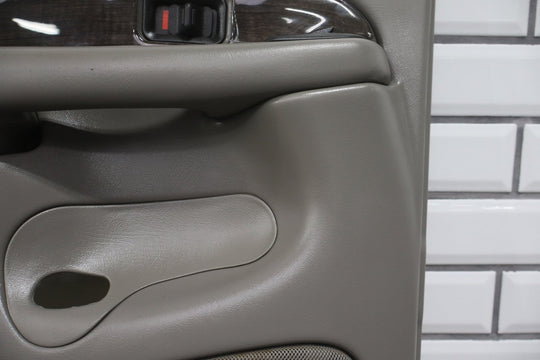 2003 GMC Yukon Denali Left Rear Door Panel Stone Gray 922