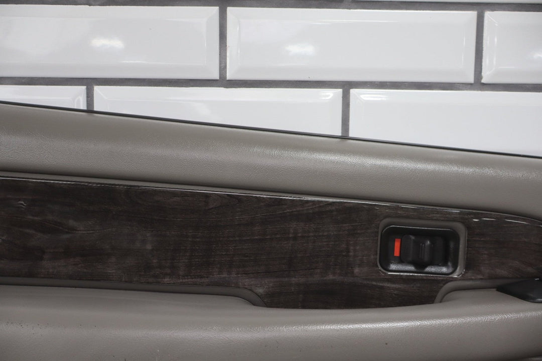 2003 GMC Yukon Denali Left Rear Door Panel Stone Gray 922