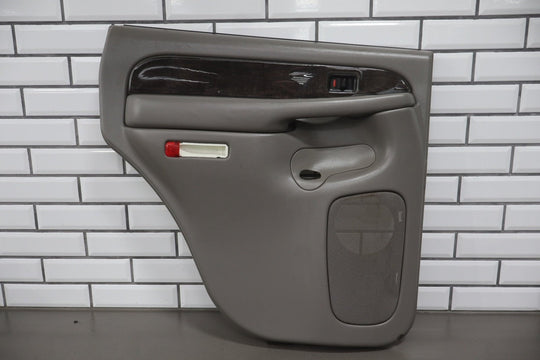 2003 GMC Yukon Denali Left Rear Door Panel Stone Gray 922