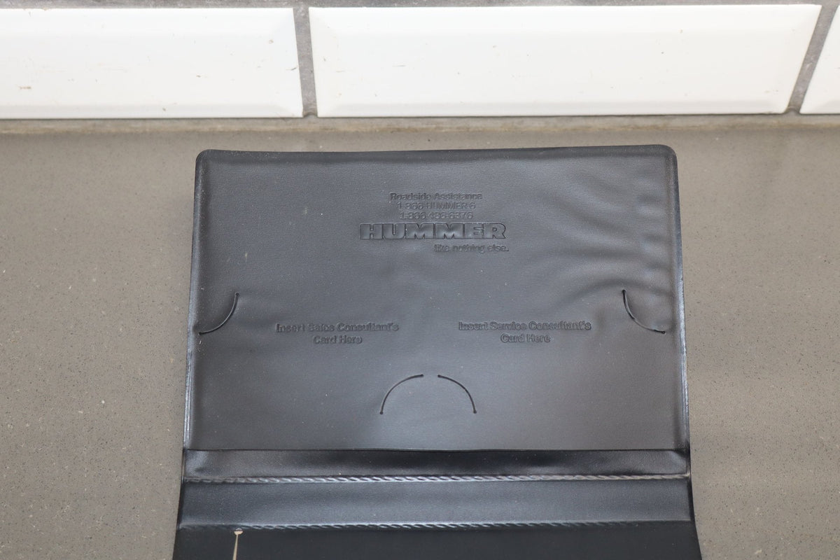 2003 Hummer H2 Owners Manual OEM