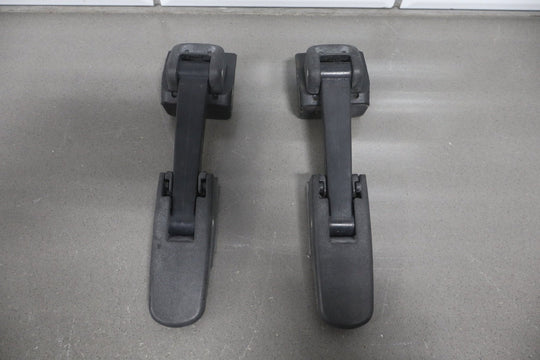 2003 Hummer H2 Pair of Black Hood Latch Straps OEM