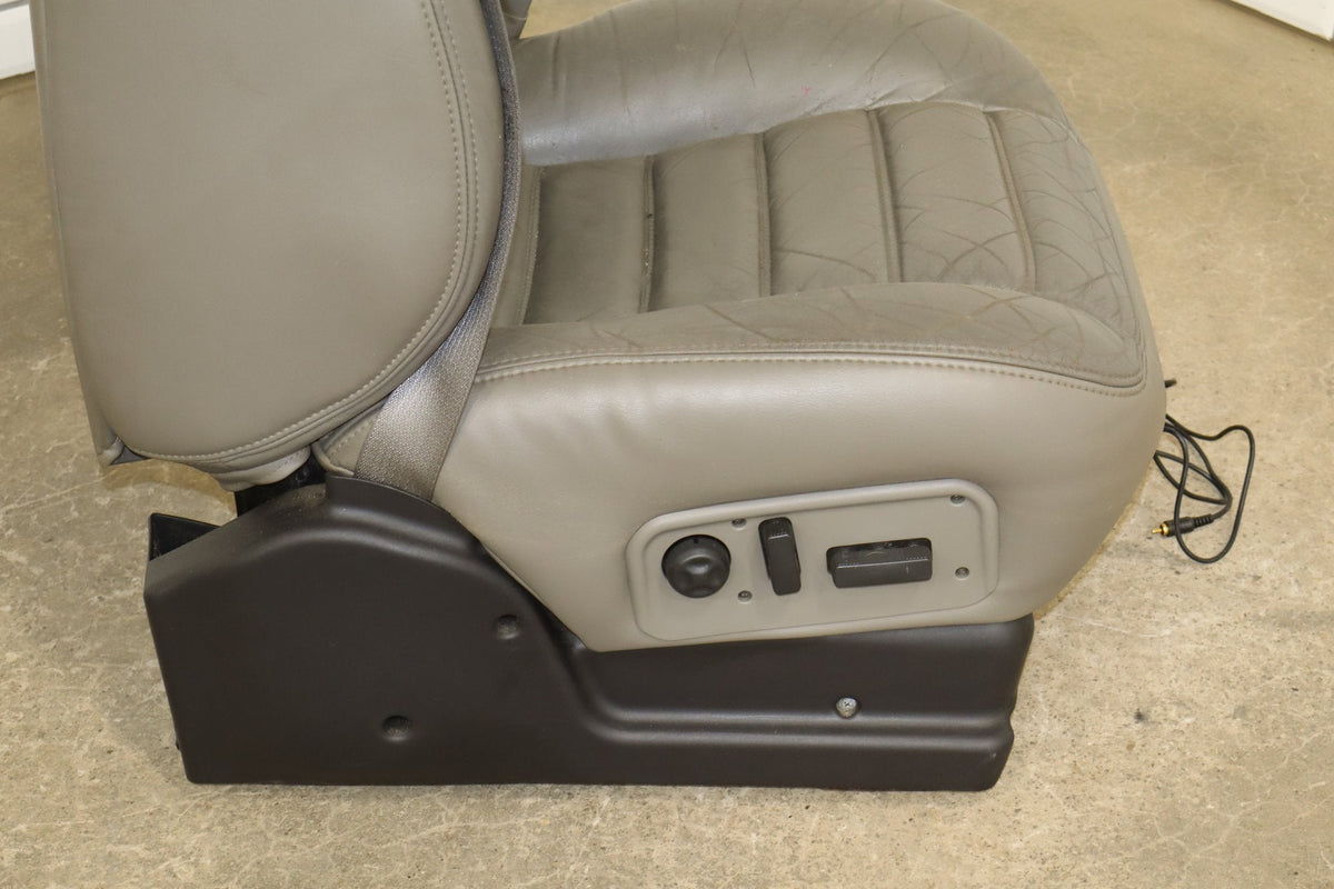 2003 Hummer H2 Right Front Seat Leather Wheat 502 Power Heated Tested