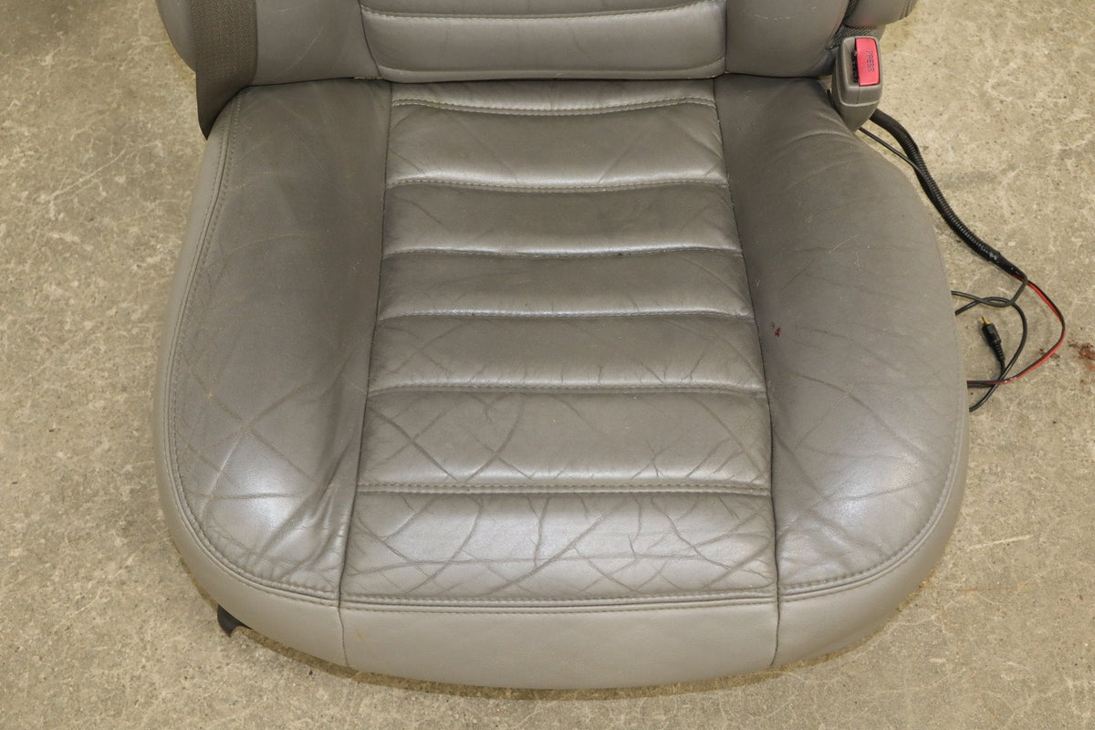 2003 Hummer H2 Right Front Seat Leather Wheat 502 Power Heated Tested