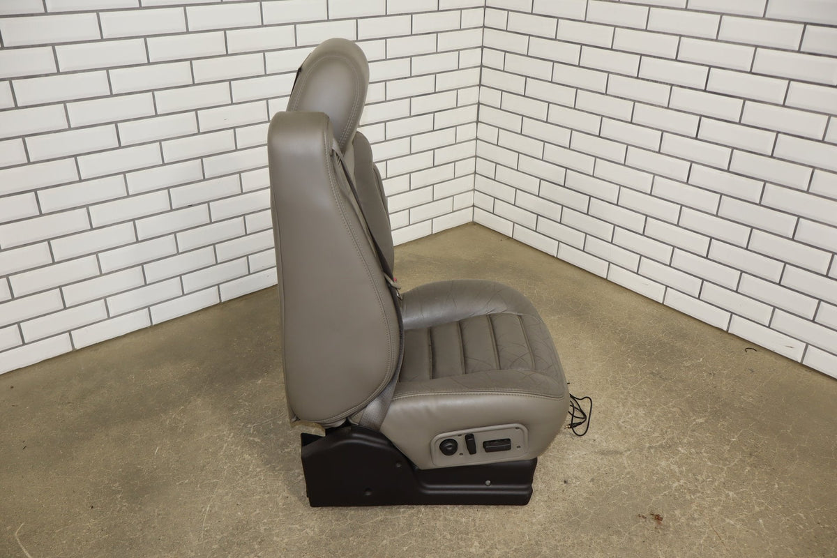2003 Hummer H2 Right Front Seat Leather Wheat 502 Power Heated Tested