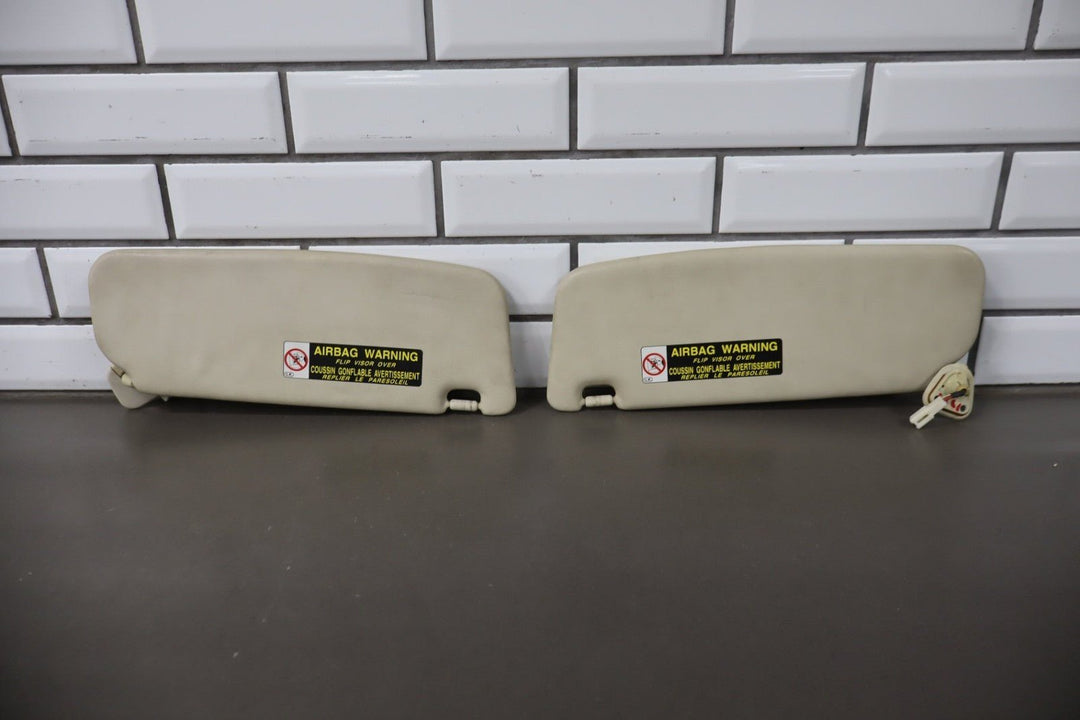 2003 Lexus SC430 Sun Visor Pair Left/Right Saddle 8P4