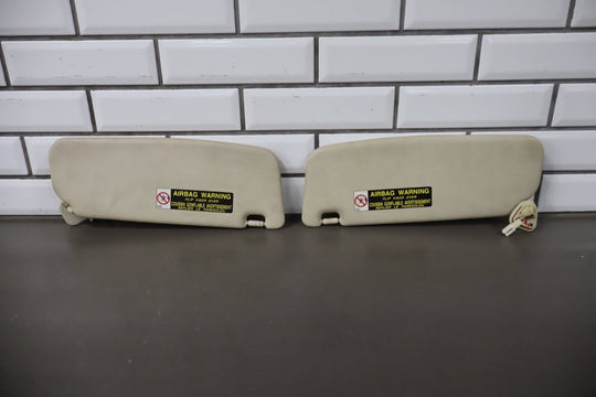 2003 Lexus SC430 Sun Visor Pair Left/Right Saddle 8P4