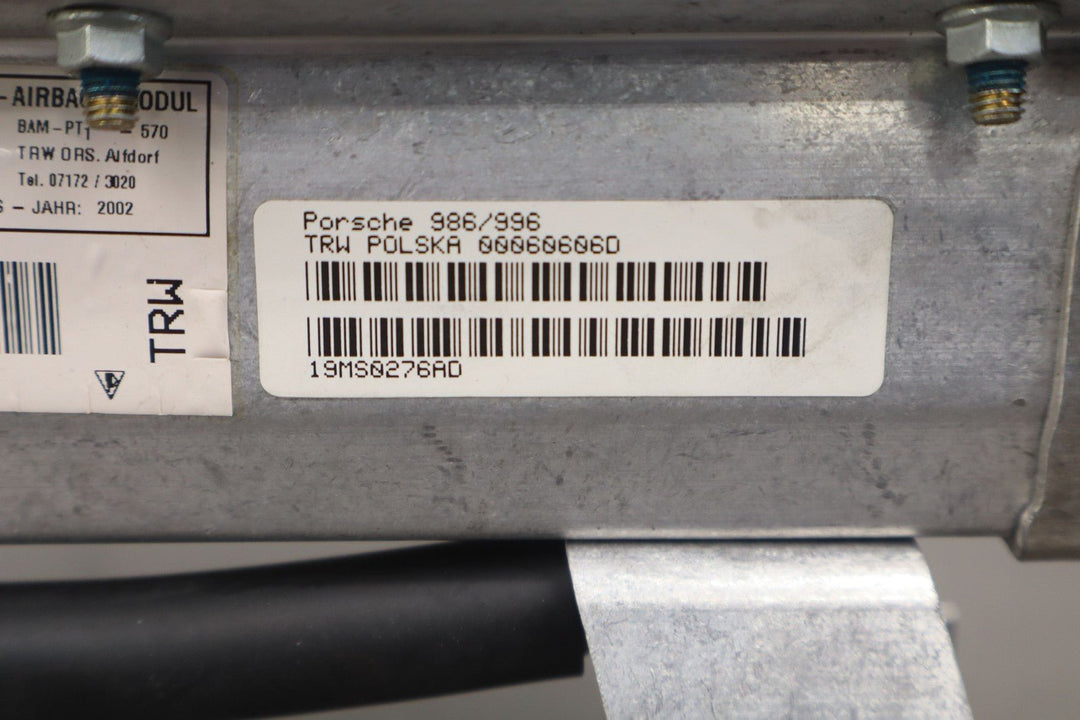 2003 Porsche 911 Boxster Right Passenger Dash Mounted Airbag