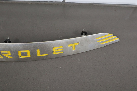 2004 - 2006 Chevy SSR OEM Satin Nose Trim Emblem W/Yellow Letters